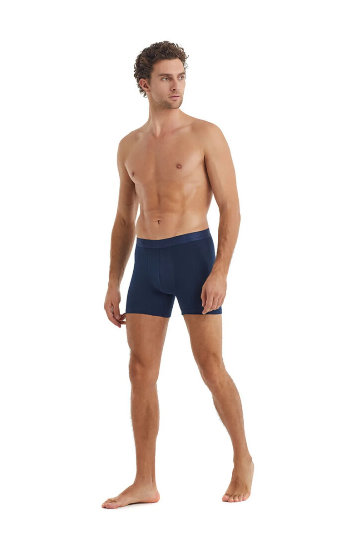 2 Lİ ERKEK BOXER - LACİVERT / M