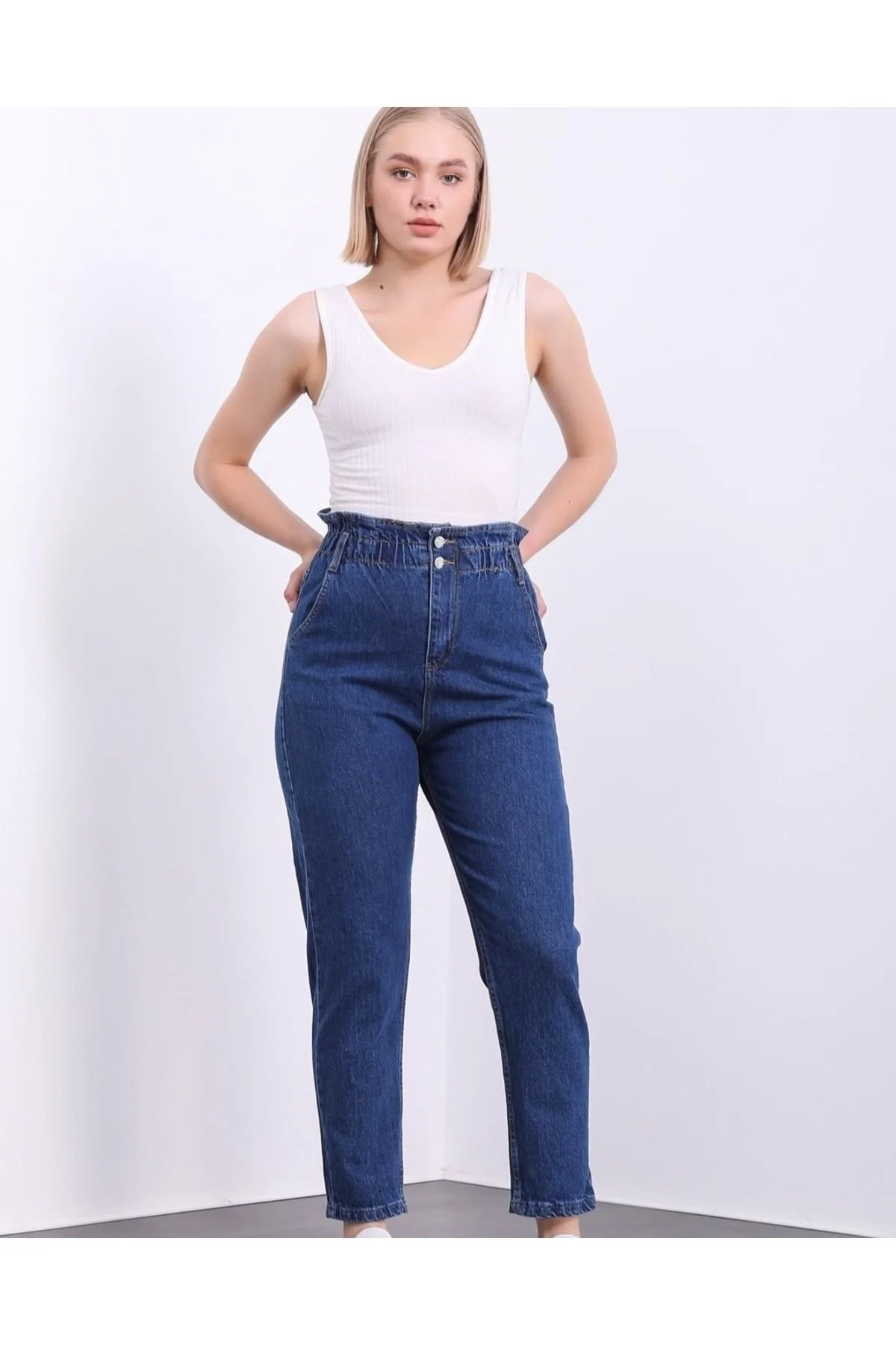 Pantolon - MAVİ / XL