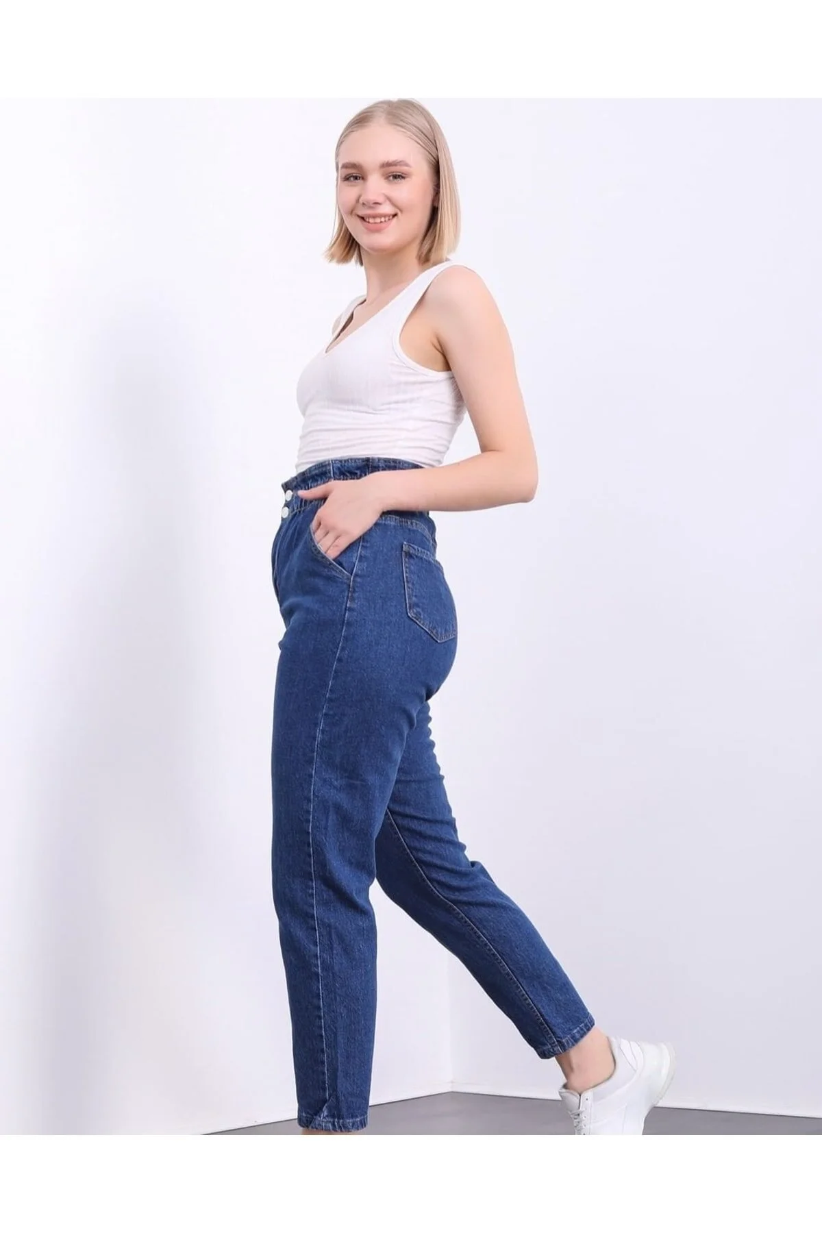 Pantolon - MAVİ / XL